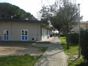 Esterno della sede della scuola di Via Pastore